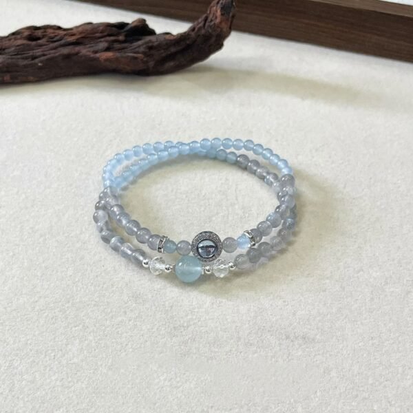 Moonlight Aquamarine Bracelet - 图片 2