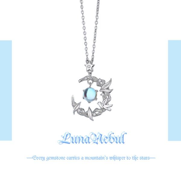 Pure Silver Light Luxury Design Necklace