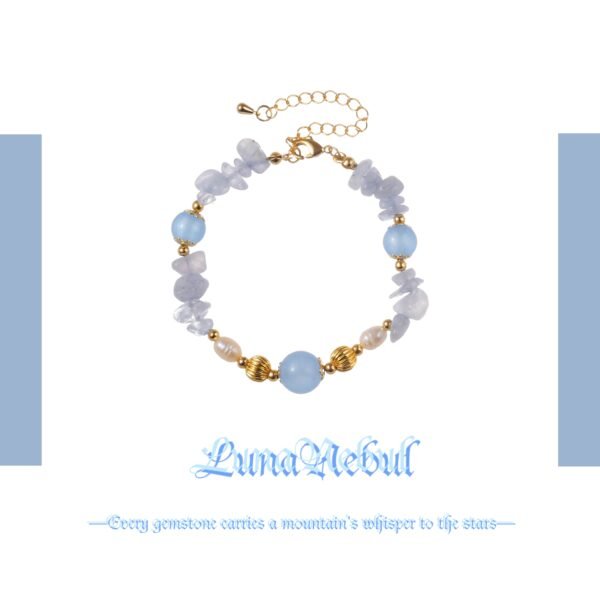 Pearl Aquamarine Bracelet