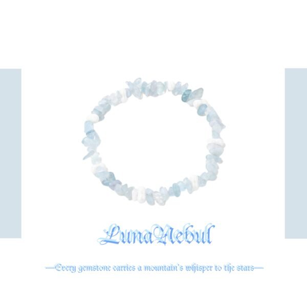 Aquamarine Stone Bracelet