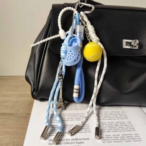 Blue Color Cave Shoes Keychain Bag Pendant