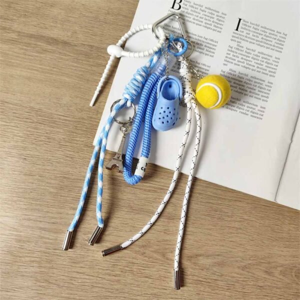 Blue Color Cave Shoes Keychain Bag Pendant - 图片 2